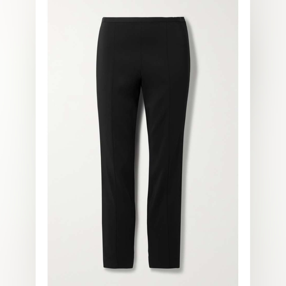 The Row Black Sovino Skinny fit Pants